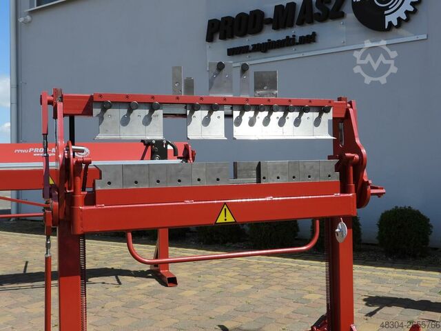 Περιστρεφόμενη μηχανή κάμψης Prod-Masz Abkantbank Segmentabkantbank SGR-1m/1.5 3fach segmentierte Abkantbank