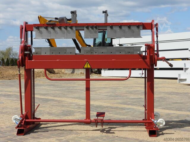 Περιστρεφόμενη μηχανή κάμψης Prod-Masz Abkantbank Segmentabkantbank SGR-1m/1.5 3fach segmentierte Abkantbank