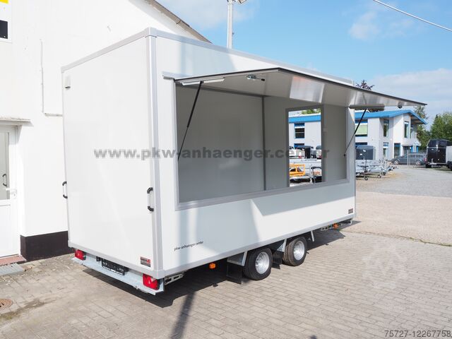 Salgstrailer Verkaufsanhänger SellerH-XLT 2500kg 420x200x230cm Hochlader