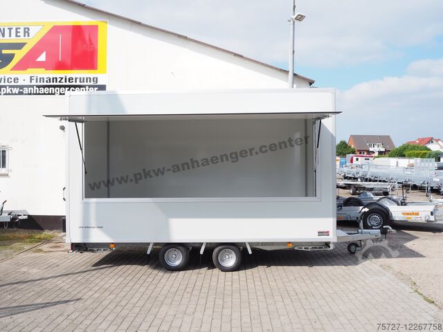 Prodejní príves  Verkaufsanhänger SellerH-XLT 2500kg 420x200x230cm Hochlader