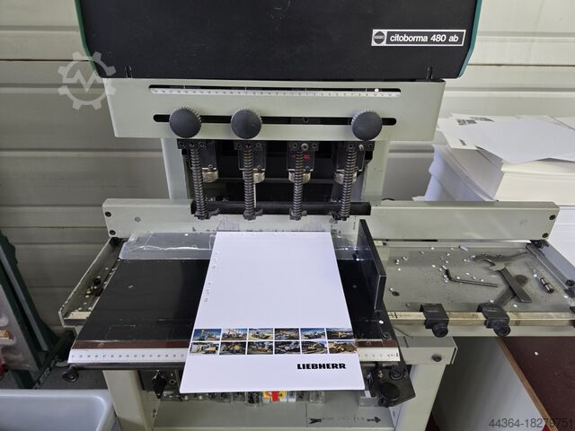 Pappersborrmaskin Nagel Citoborma 480 AB