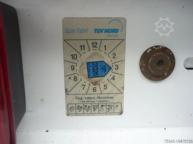 Systém BDF Krone AZ 2as anhanger with twistlocks and plateau