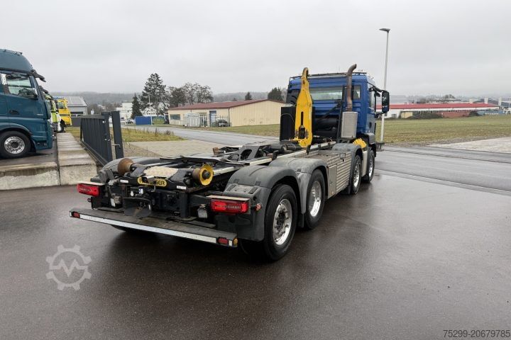 Camião porta-contentores de gancho MAN TGS 35.500 8x2 Palfinger / Swiss-Vehicle