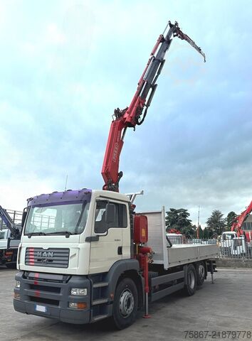 Lastbil med flak MAN TG 360A