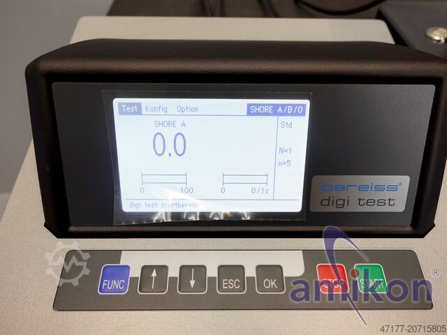 Twardościomierz Shore A – rok produkcji 2023 Bareiss digi test II DTAA II & DTE II