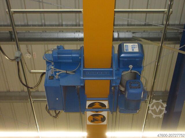 Crane runway crane, overhead travelling crane, track width 13,500 mm ABUS Hallenkran Brückenkran Kran ELV 5t NL 5000Kg Portalkran Kran 13500mm 131Std