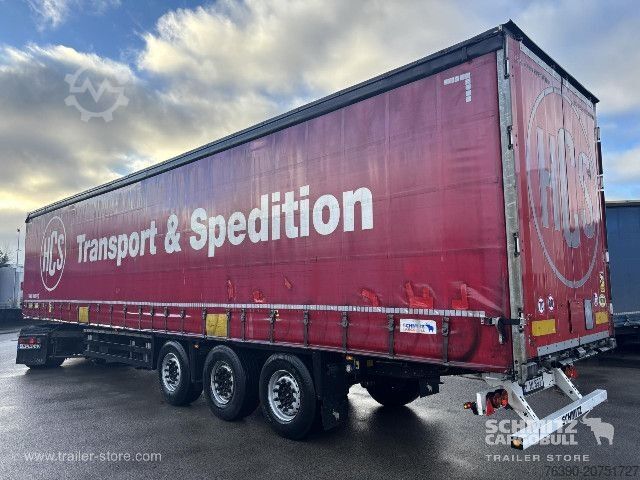 Open semitrailer with tarp Schmitz Cargobull Semitrailer Curtainsider Standard