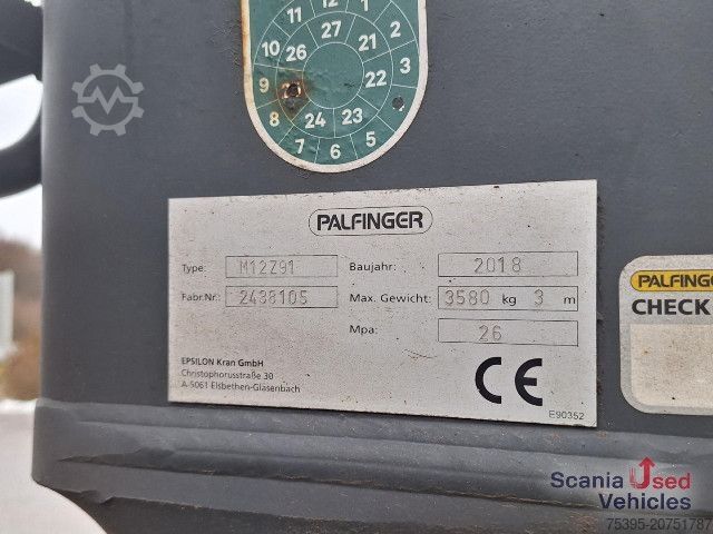 Logging truck Scania R 580 B6x4NB+Epsilon M12 Z