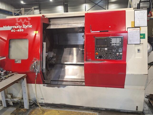 Torno CNC Nakamura-Tome SC-450L