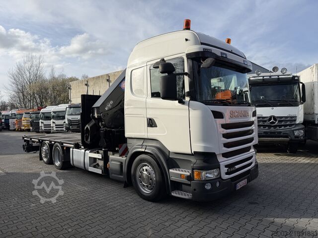 Γερανός τοποθετημένος σε φορτηγό Scania R440 6X2*4 Kran HMF 5020 K5