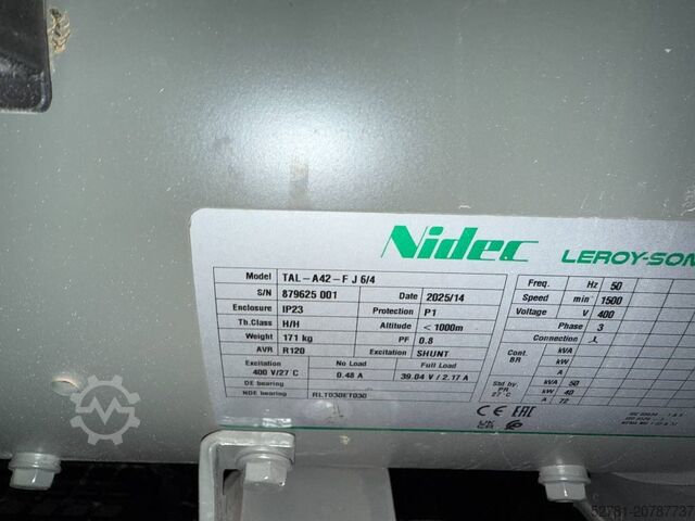 Agregat Perkins 1103A-33TG1 - 50 kVA Used Genset - DPX-12654