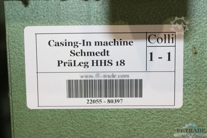 Invoermachine Schmedt PräLeg