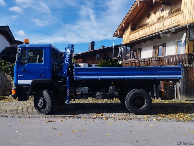 Camion basculante trilateral MAN 17.232 4x4 Allrad M08 Atlas AK 60.1