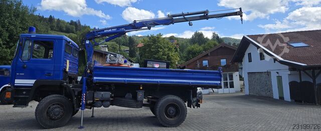 Camion basculante trilateral MAN 17.232 4x4 Allrad M08 Atlas AK 60.1