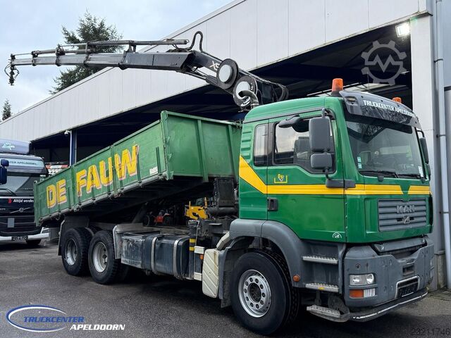 MAN TGA 26.390 6x4, manuel, HIAB 144 E-4 fjernbetjent TC11244 MAN TGA 26.390 6x4, Handgeschakeld, HIAB 144 E-4 Ra...