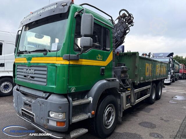 MAN TGA 26.390 6x4, manuel, HIAB 144 E-4 fjernbetjent TC11244 MAN TGA 26.390 6x4, Handgeschakeld, HIAB 144 E-4 Ra...