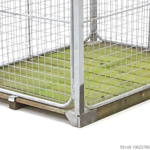 Μεταχειρισμένο συρματόκιβώτιο, σταθερή κατασκευή, 1 πόρτα, Μ: 1470, Π: 1115, Υ: 1080 (χιλ.). 1380 λί Kruizinga 98-0691GB