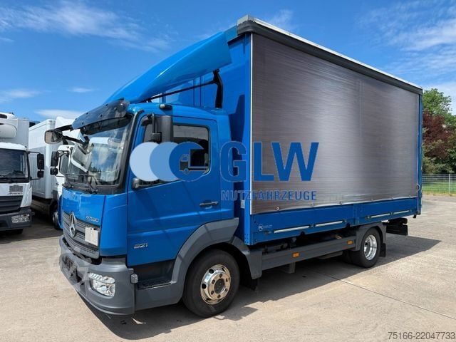 Camion bâché MERCEDES-BENZ ATEGO 821 L Pritsche 5,10 m*Luft HA*Klima*E 6D
