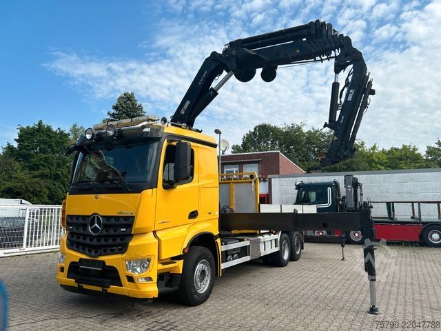 Autolaadkraan MERCEDES-BENZ 2640 Arocs Pritsche + HIAB 477-E7 Kran 6x2