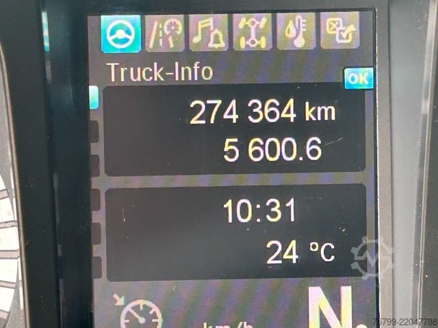 Autolaadkraan MERCEDES-BENZ 2640 Arocs Pritsche + HIAB 477-E7 Kran 6x2