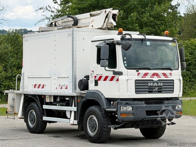 Ανυψωτική πλατφόρμα τοποθετημένη σε φορτηγό MAN TGM 13.240* Hubarbeitsbühne *COMILEV EN 170 TPC