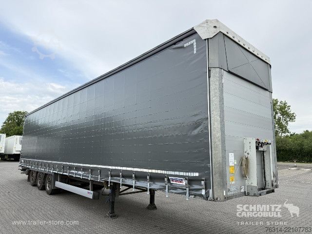 Nyitott ponyvás félpótkocsi Schmitz Cargobull Curtainsider Mega Getränke