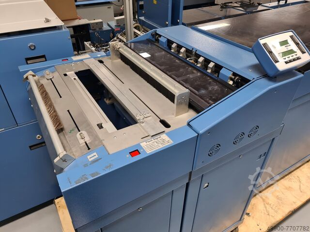 Afwikkelaar snijmachine merger vouwmodul Muller Apparatebau Mueller Abwickler Schneider merger