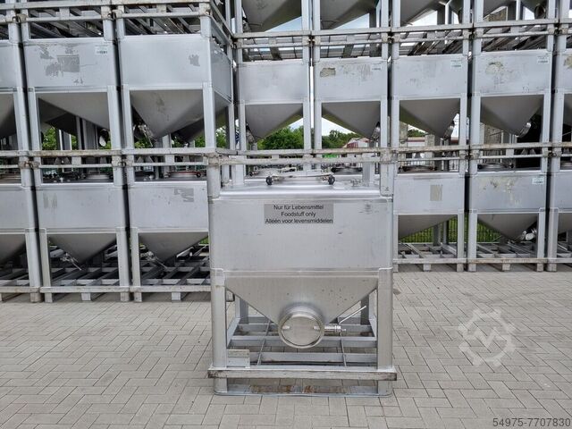 750L roestvrijstalen transportcontainer / IBC 10722