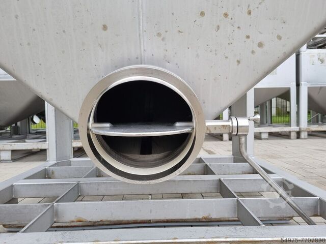Δοχείο μεταφοράς από ανοξείδωτο χάλυβα 750L / IBC  10722