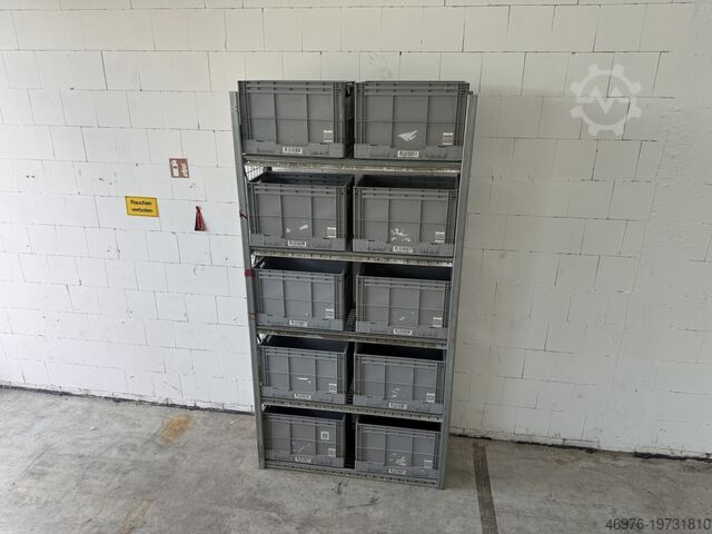 2.600 × 500 mm / 5 niveauer / 1,34 lbm. Dexion HI280 Kistenregal Kommissionsregal Regale