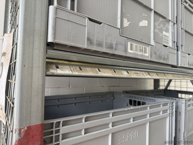 2.600 × 500 mm / 5 niveauer / 1,34 lbm. Dexion HI280 Kistenregal Kommissionsregal Regale