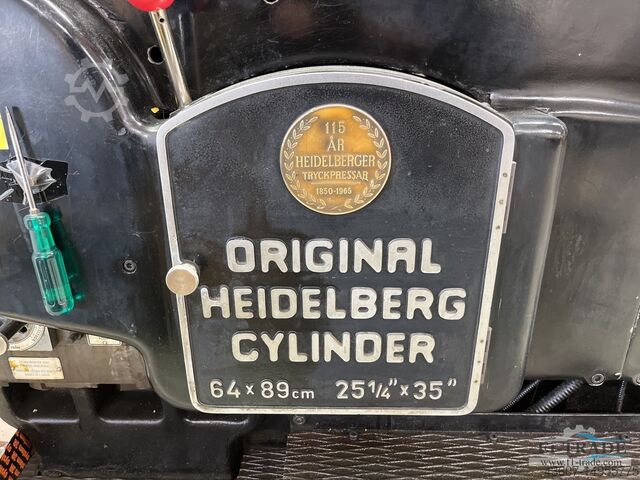 Letter Press Zylidner DIE Cutter Heidelberg SBD