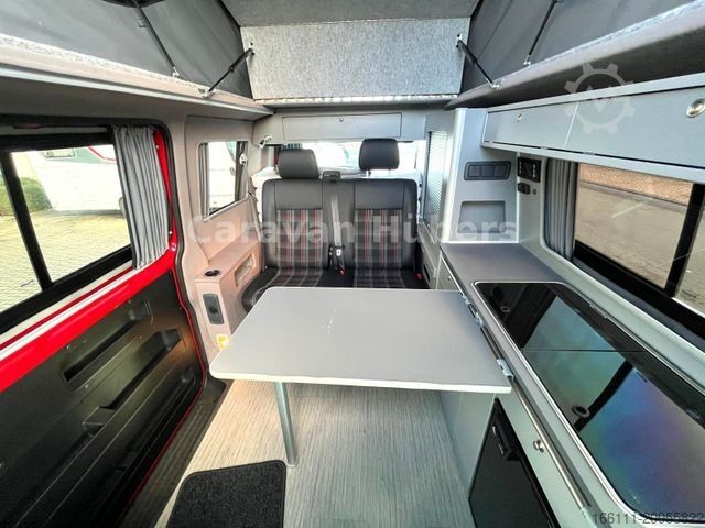 Półzintegrowany kamper VOLKSWAGEN T6 AMV Camper - Hubdach - Markise - Küche - AHK