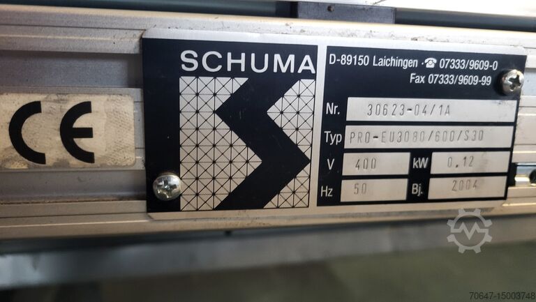 Dopravní pás s podpěrami 310x60 cm 2 kusy SCHUMA PRO-EU