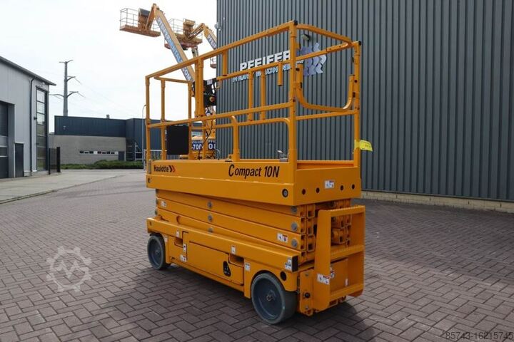 Scissor lift Haulotte Compact 10N Valid Iinspection, *Guarantee! 10m Wor
