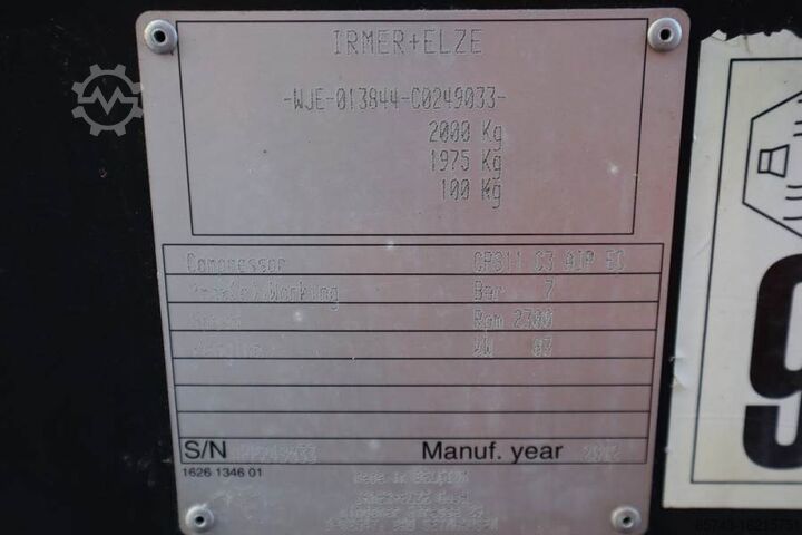 Verdichter Irmer+Elze UND EL CPS11 C3 AIP EC Valid inspection, *Guarante