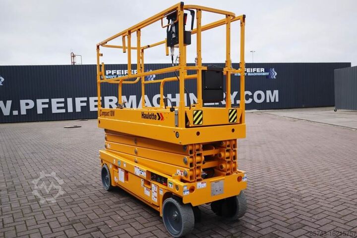 Scissor lift Haulotte Compact 10N Valid Inspection, *Guarantee! 10m Work