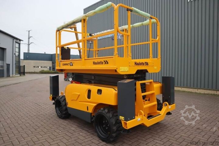 Scissor lift Haulotte Compact 12DX Valid Inspection, *Guarantee! Diesel,