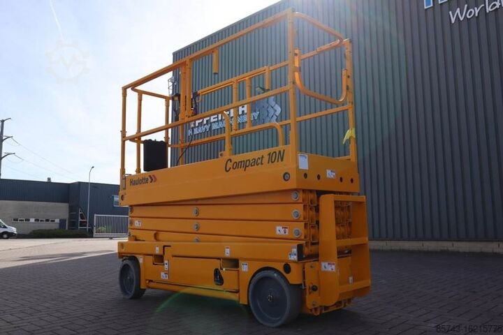 Scissor lift Haulotte Compact 10N Valid Iinspection, *Guarantee! 10m Wor