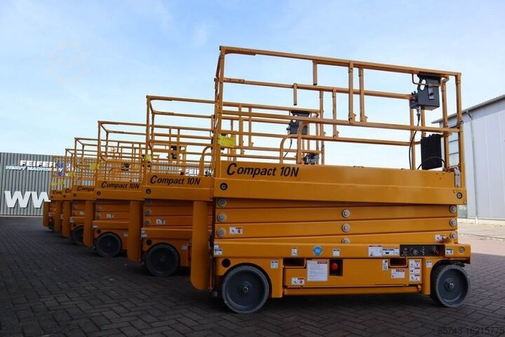 Scissor lift Haulotte Compact 10N Valid Iinspection, *Guarantee! 10m Wor