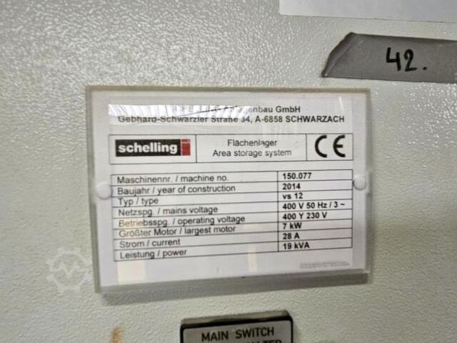 Sezionatrice SCHELLING S45 420 - VS12