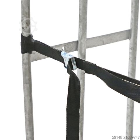 Použité dvoustranné rolné kontejnery s kleštinovými stěnami + 2 napínací popruhy, délka: 800, šířka: Kruizinga 98-6926GB