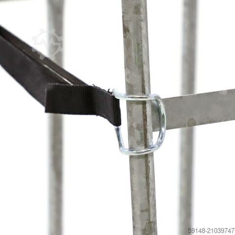 Použité dvoustranné rolné kontejnery s kleštinovými stěnami + 2 napínací popruhy, délka: 800, šířka: Kruizinga 98-6926GB