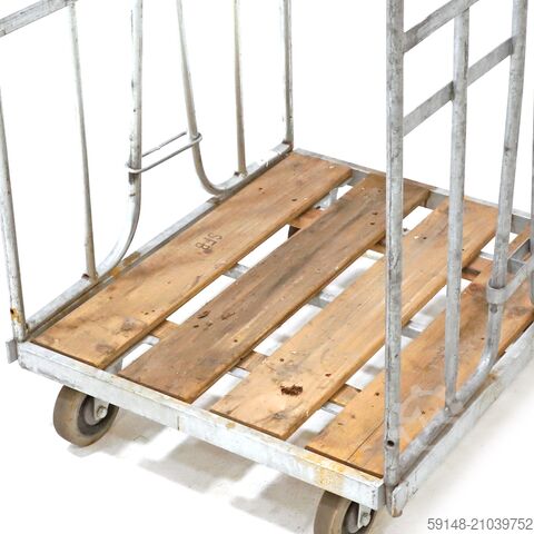 Použité dvoustranné rollkontejnery s upínacími stěnami + 2 nylonové napínací pásy, D: 800, Š: 680, V Kruizinga 98-6927GB