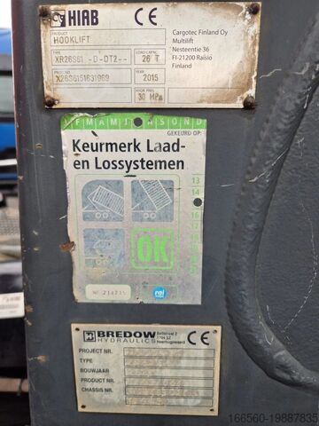 Transport kontenerów (hakowiec) Mercedes-Benz ANTOS 2843