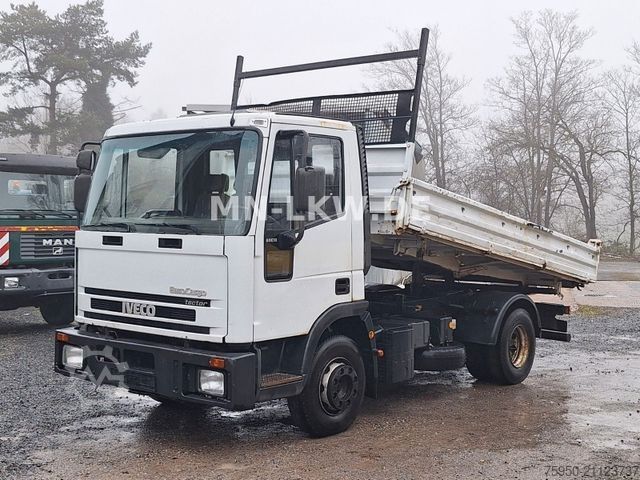 Tippbil skåpbil IVECO 80E18 6 ZYLINDER TECTOR MEILLER KIPPER EUROCARGO