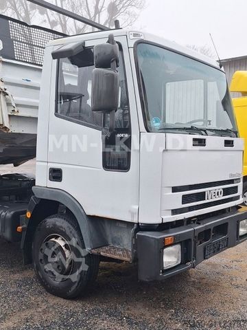 Tippbil skåpbil IVECO 80E18 6 ZYLINDER TECTOR MEILLER KIPPER EUROCARGO