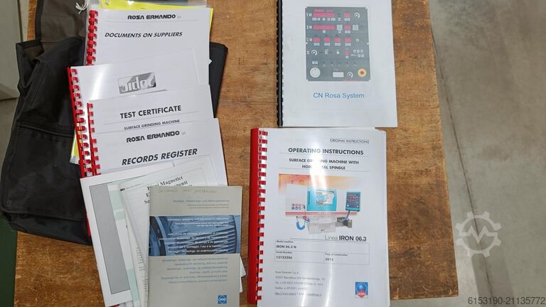 Vlakslijpmachine , zo goed als nieuw Rosa Linea Iron 6.3