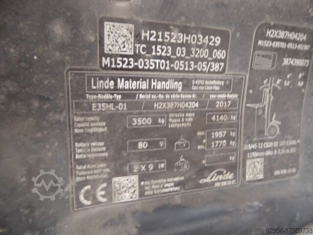 Elektro 4 Rad-Stapler Linde E35HL-01