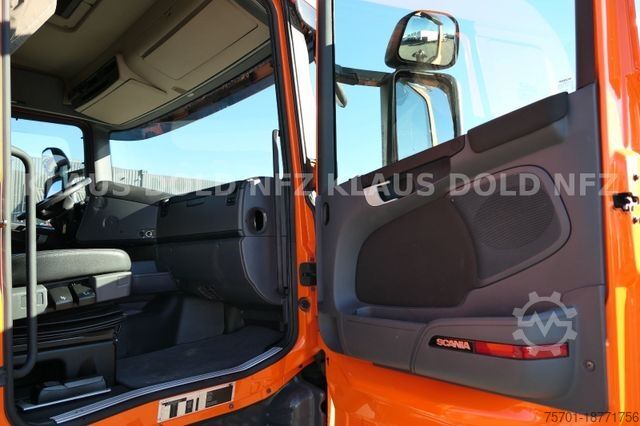 Standaard trekker SCANIA R 410 Retarder Vollluft Kran HIAB Funk Euro 6